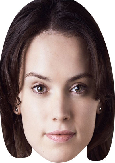 Daisy Ridley Face Mask – Fancy Dress Cardboard Costume Mask