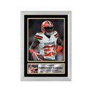 Damarious Randall Limited Edition Football Signed Print - American Footballer