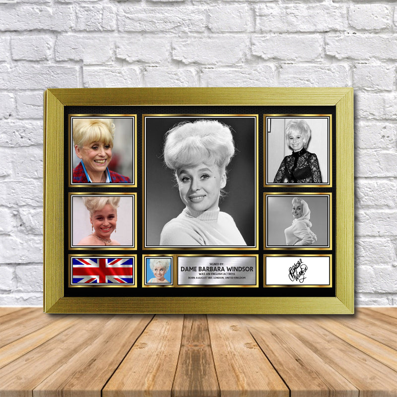 Dame Barbara Windsor Limited Edition Signed Print