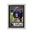Dan Bailey 2 Limited Edition Football Signed Print - American Footballer