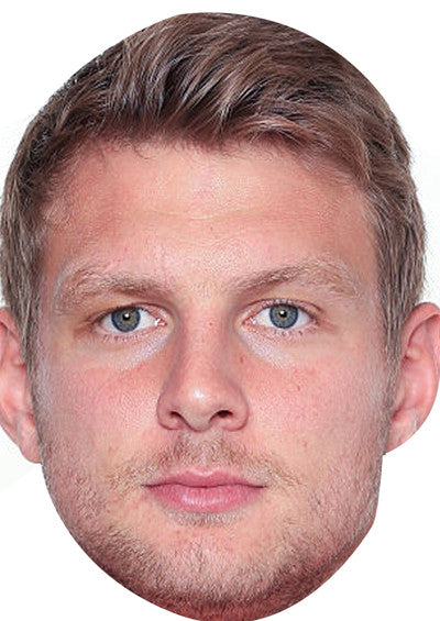 Dan Biggar Face Mask – Fancy Dress Cardboard Costume Mask – Dan Biggar Face Mask
