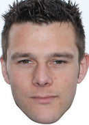 Dan Hegarty TT Riders Celebrity Face Mask Fancy Dress Cardboard Costume Mask