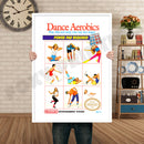 Dance Aerobics Retro GAME INSPIRED THEME Nintendo NES Gaming A4 A3 A2 Or A1 Poster Art 186