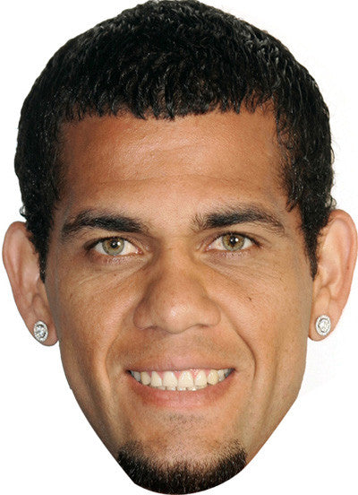 Dani Alves FOOTBALL 2018 Celebrity Face Mask Fancy Dress Cardboard Costume Mask