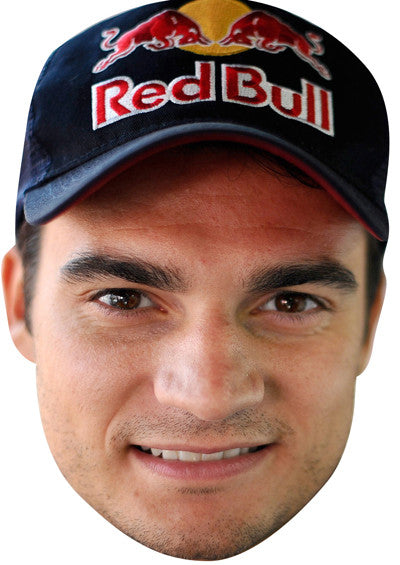 Dani Pedrosa SPORTS Celebrity Face Mask Fancy Dress Cardboard Costume Mask