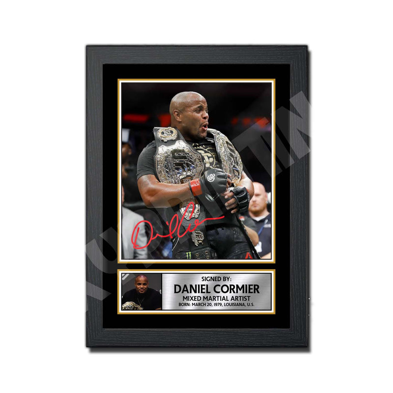 Daniel Cormier Limited Edition MMA Wrestler Signed Print - MMA Wrestling