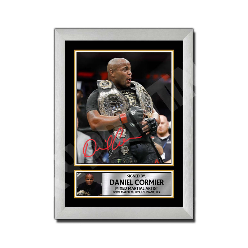 Daniel Cormier Limited Edition MMA Wrestler Signed Print - MMA Wrestling