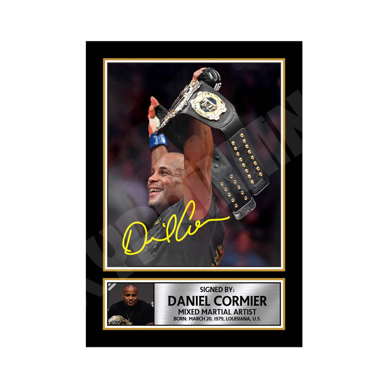 Daniel Cormier 2 Limited Edition MMA Wrestler Signed Print - MMA Wrestling