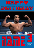 Daniel Cormier UFC Fan THEME INSPIRED Kids Adult Birthday Card