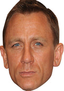 Daniel Craig James Bond Actor Celebrity Face Mask Fancy Dress Cardboard Costume Mask
