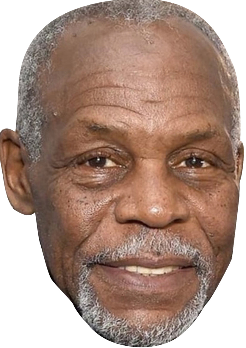 Danny Glover Face Mask – Fancy Dress Cardboard Costume Mask – Danny Glover Face Mask