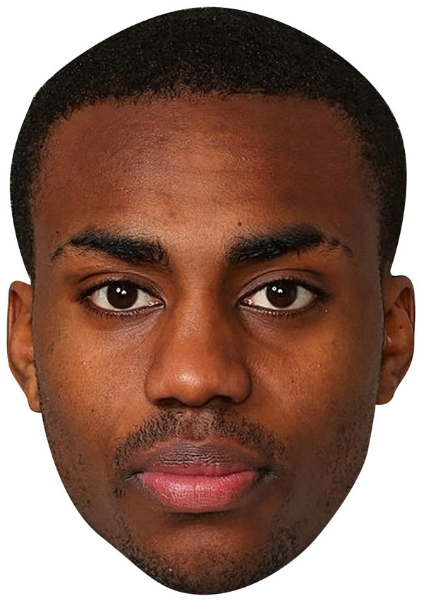 DANNY ROSE JB - Footballer Fancy Dress Cardboard Celebrity Party Face Mask