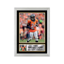 Darian Stewart 2 Limited Edition Football Signed Print - American Footballer