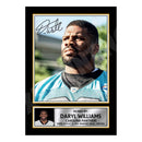 Daryl Williams 1 Limited Edition Football Signed Print - American Footballer