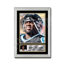 Daryl Williams 2 Limited Edition Football Signed Print - American Footballer