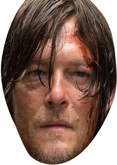 Daryl Dixon Face Mask – Fancy Dress Cardboard Costume Mask