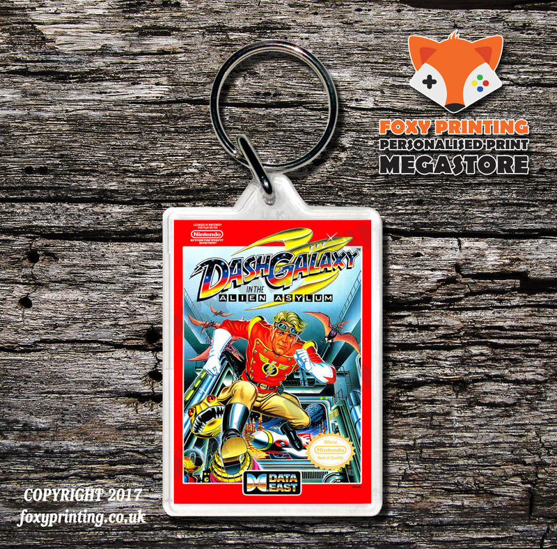 Darkman Retro NES Game Cover Art Gaming Keyring