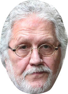 Dave Lee Travis TV STAR Celebrity Face Mask Fancy Dress Cardboard Costume Mask