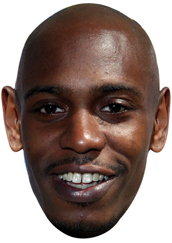 DAVE CHAPPELLE JB - Funny Comedian Fancy Dress Cardboard Celebrity Party Face Mask