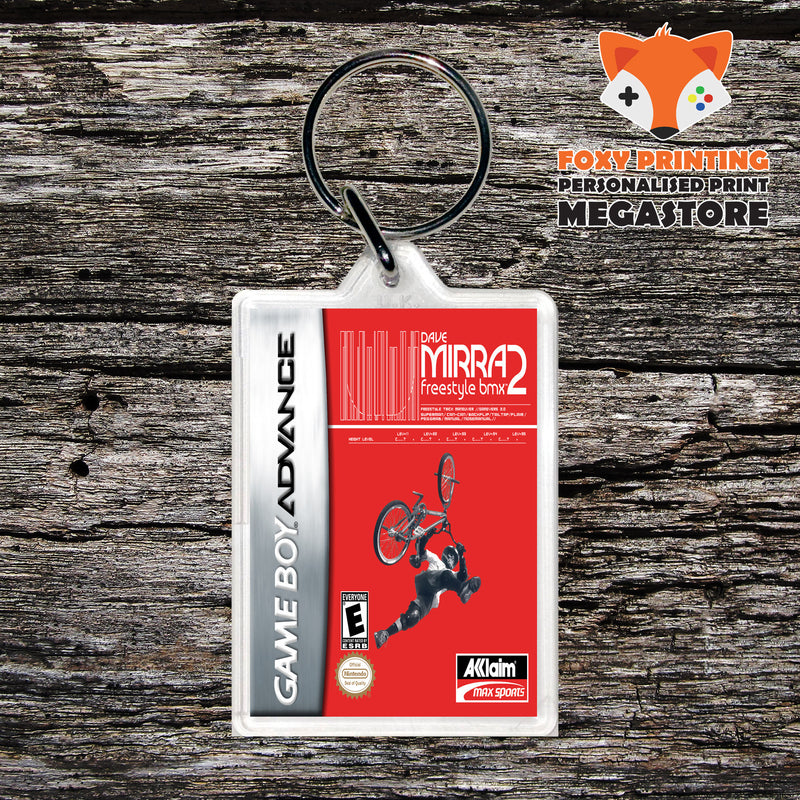 Dave Mirra Freestyle BMX 2 Retro Gaming Keyring