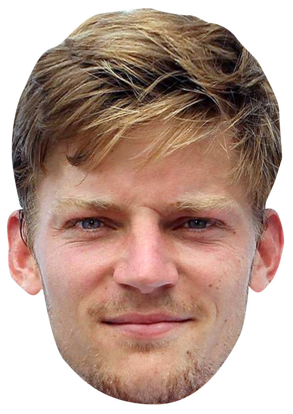 DAVID GOFFIN JB - Tennis Fancy Dress Cardboard Celebrity Party Face Mask