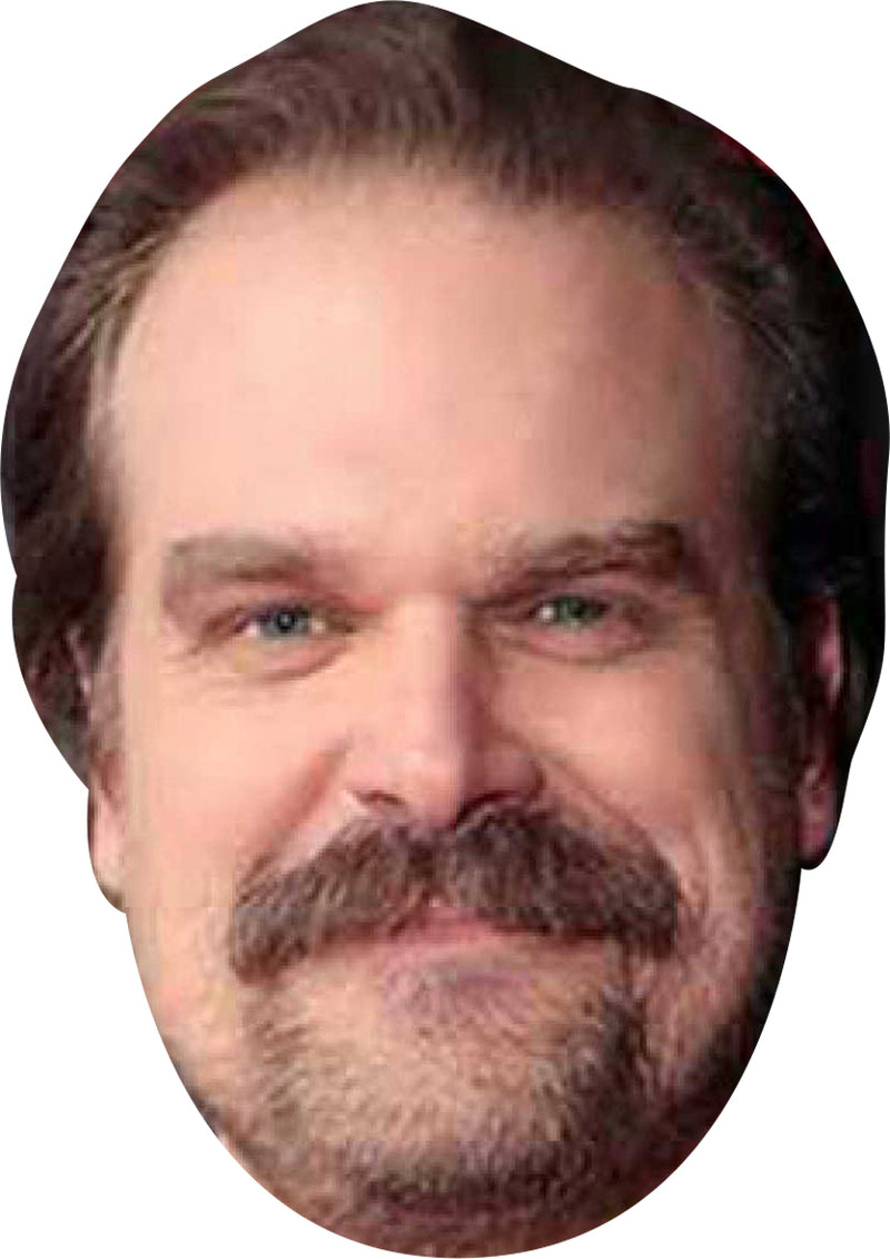 David Harbour Stranger Things Celebrity Party Face Mask
