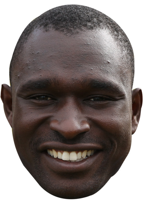 DAVID RUDISHA JB - Athletics Fancy Dress Cardboard Celebrity Party Face Mask