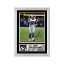 David Irving Limited Edition Football Signed Print - American Footballer