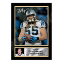 David Mayo 1 Limited Edition Football Signed Print - American Footballer