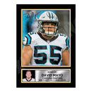 David Mayo 2 Limited Edition Football Signed Print - American Footballer
