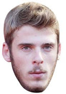 David De Gea FOOTBALL 2018 Celebrity Face Mask Fancy Dress Cardboard Costume Mask