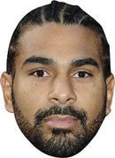 David Haye BOXER Celebrity Face Mask Fancy Dress Cardboard Costume Mask