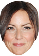 DAVINA MCCALL JB - TV Star Fancy Dress Cardboard Celebrity Party Face Mask