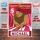Dawn Of The Croods 1 Style Theme Personalised Kidshows Birthday Card (SA)