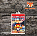Dash Galaxy In The Alien Asylum Retro NES Game Cover Art Gaming Keyring