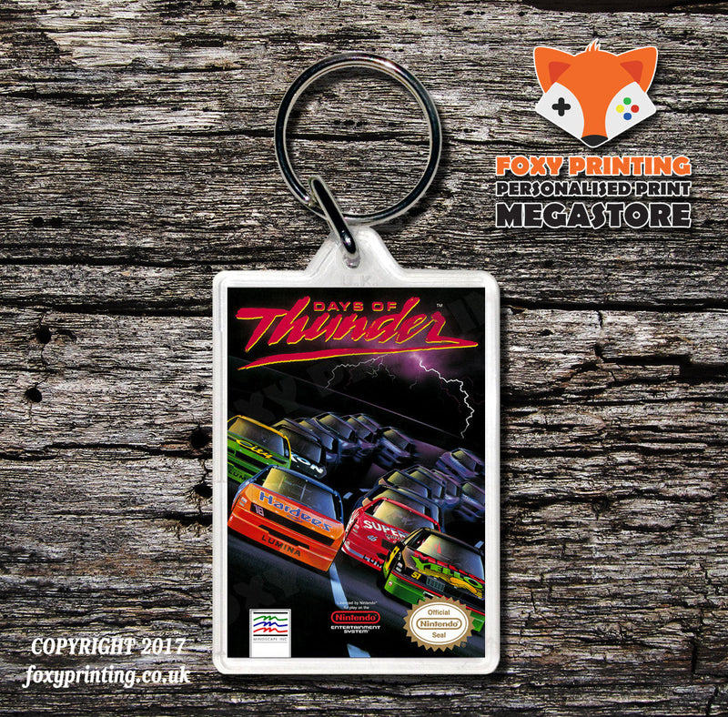 Daydream In Retro NES Game Cover Art Gaming Keyring
