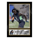 De Vondre Campbell 1 Limited Edition Football Signed Print - American Footballer