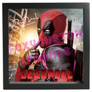 Deadpool Signed Lego Display Case - Minifigure Display Background and Frames