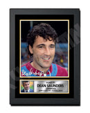 Dean Saunders 1 Limited Edition Football Player Signed Print - Football
