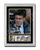 Dean Saunders 2 Limited Edition Football Player Signed Print - Football