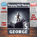 Personalised Death Of The Outsider Inspired Style Game Kids Inspired Birthday Card (SA)