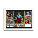 Declan Rice MC1691  - Black Frame Autographed Football Poster