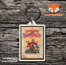 Defender2 Retro NES Game Cover Art Gaming Keyring