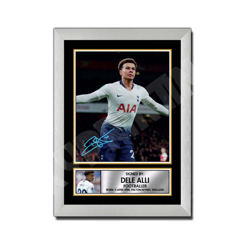 Dele Alli Limited Edition Football Player Signed Print - Football