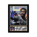 Demaryius Thomas Limited Edition Football Signed Print - American Footballer