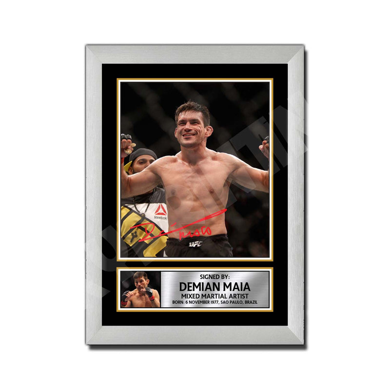 Demian Maia Limited Edition MMA Wrestler Signed Print - MMA Wrestling