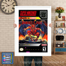 Demons Crest Super Nintendo GAME INSPIRED THEME Retro Gaming Poster A4 A3 A2 Or A1