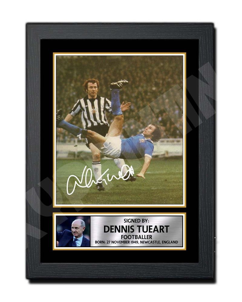 Dennis Tueart 2 Limited Edition Football Player Signed Print - Football