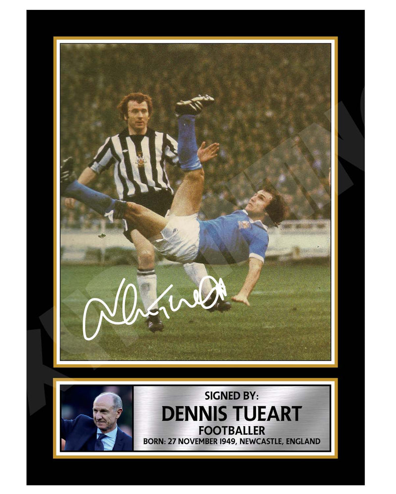 Dennis Tueart 2 Limited Edition Football Player Signed Print - Football
