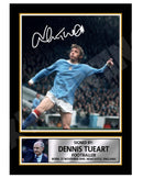 Dennis Tueart (1) Limited Edition Football Player Signed Print - Football